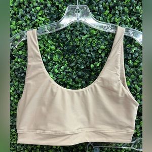 LDLA Los Angeles Tan Malibu Swim Top